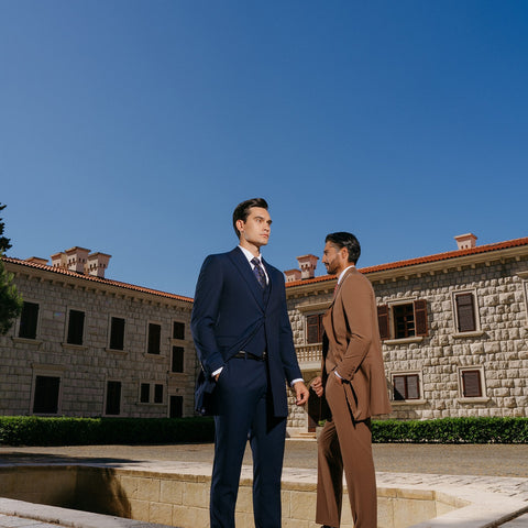 The Siena Caramel Three-Piece Suit