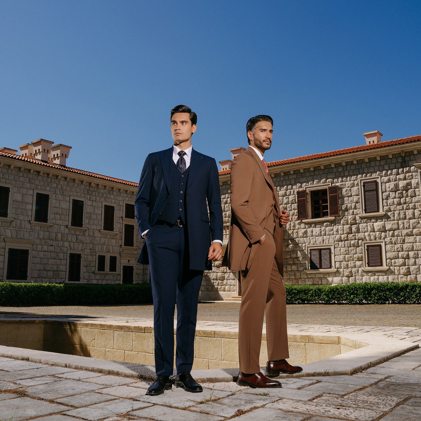 The Siena Caramel Three-Piece Suit