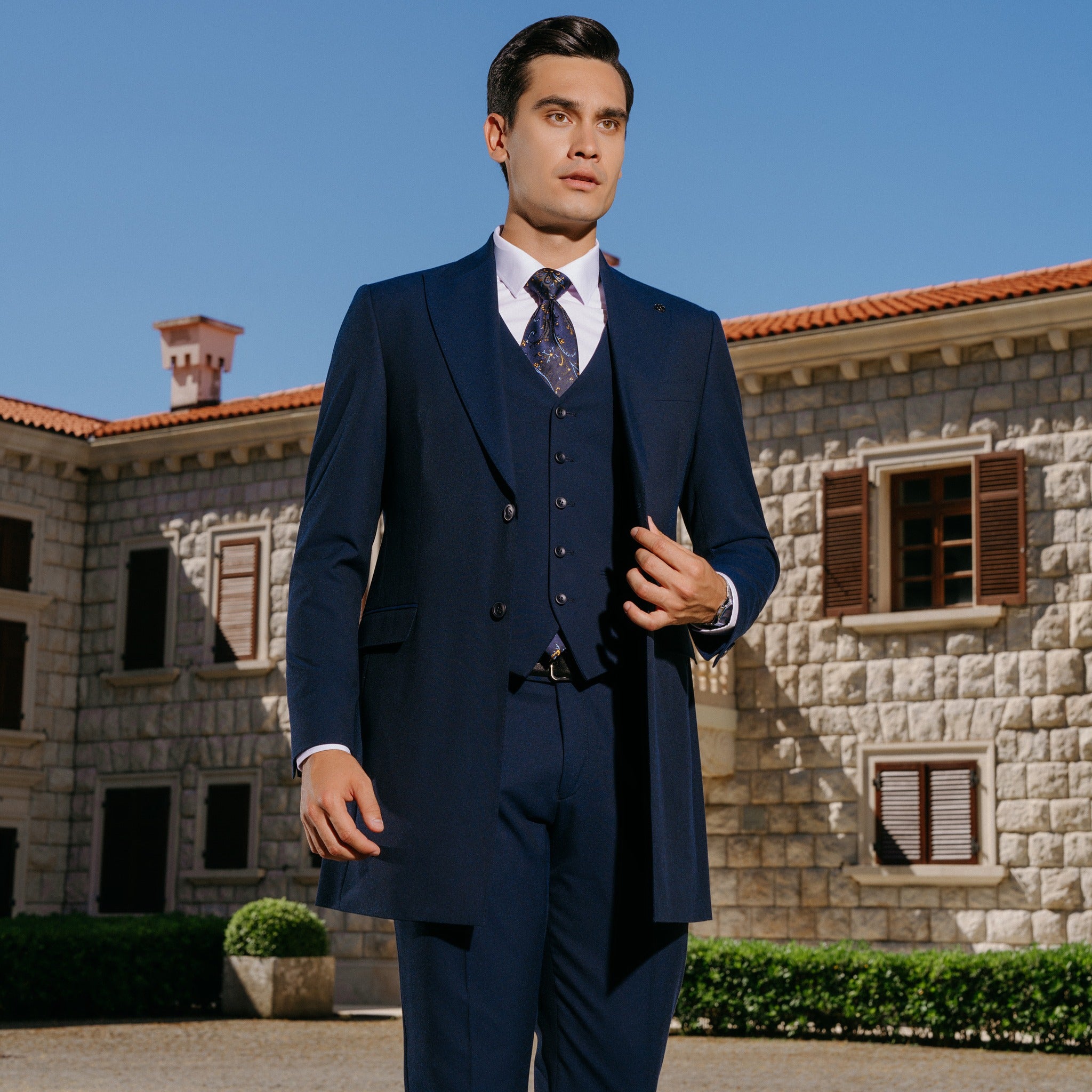 The Milano Navy Premier Suit