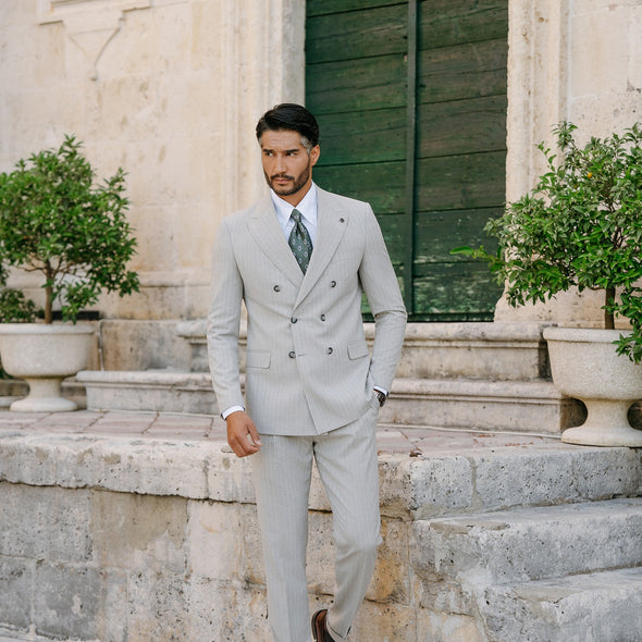 The Capri Stone Double-Breasted Suit